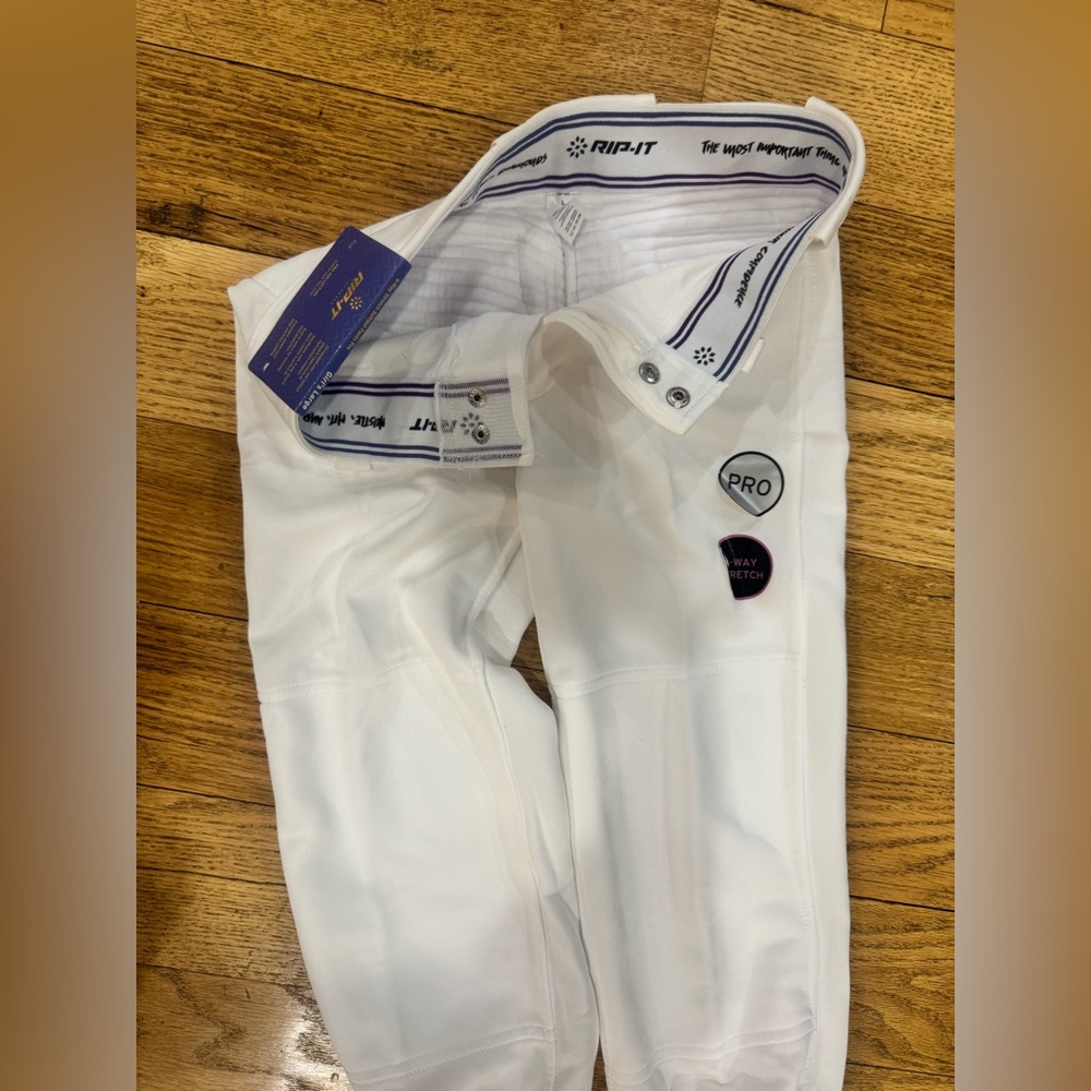 RIP-IT White Pro Softball Pants